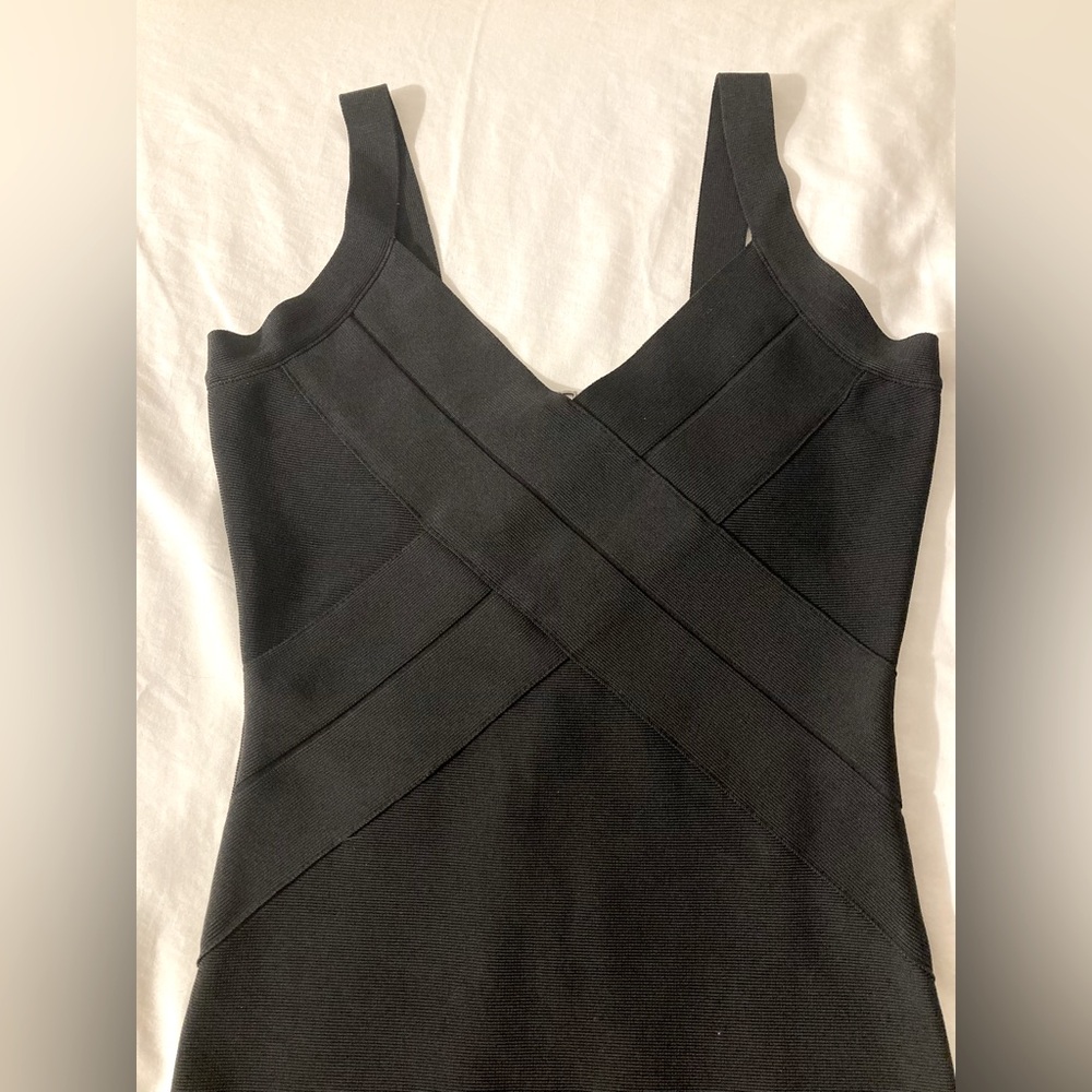 BCBG Black Bandage Dress size XS - Picture 3 of 7